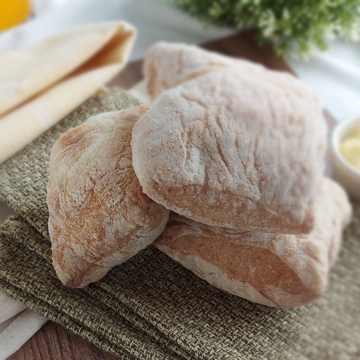 Rustic Italian Ciabatta (pack of 3)